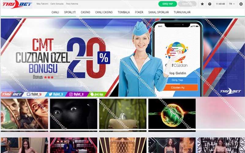 Thybet Canlı Bahis, Thybet Bonus ve Yüksek Oranlar